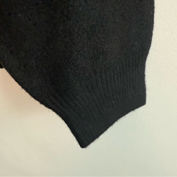 A New Day Black “Bonjour!”Sweater, Size L - Picture 5 of 7